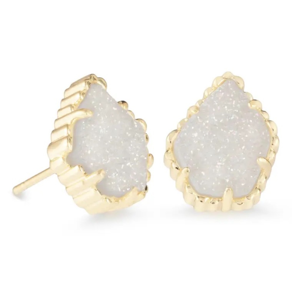 NWOT Kendra Scott Tessa Iridescent Druzy Studs